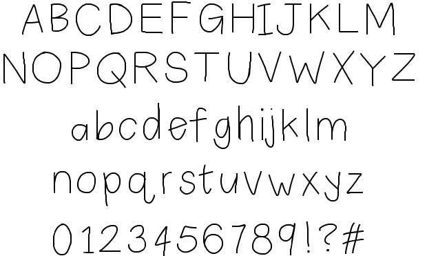 alphabet fonts printable