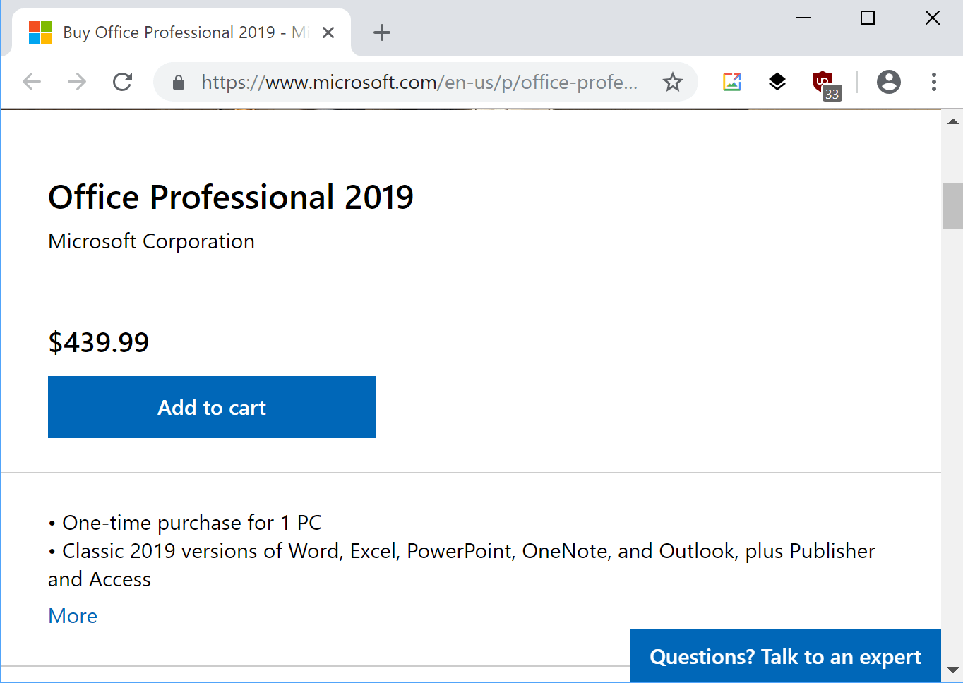 index of office 2019